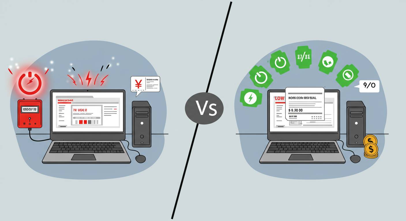 電気代が半分に!?知らないと損するパソコン省エネ設定