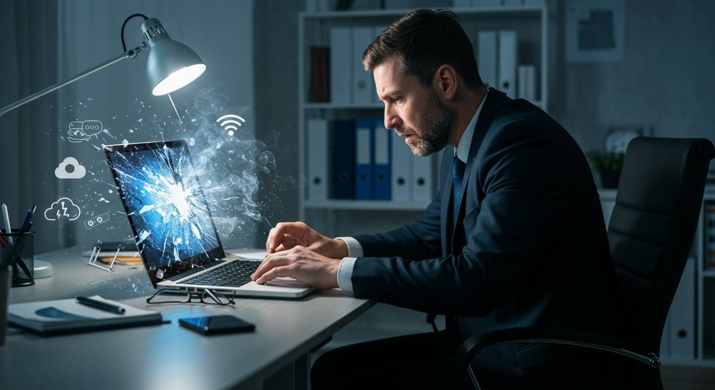 【経験談】パソコンの故障で仕事が止まった時の最善策