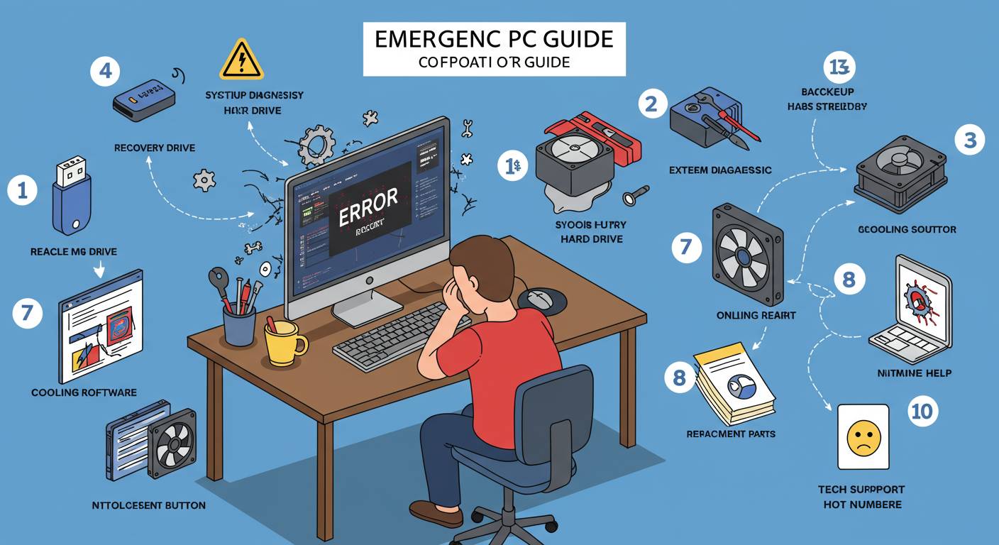 【保存版】パソコン故障時の緊急対処法10選