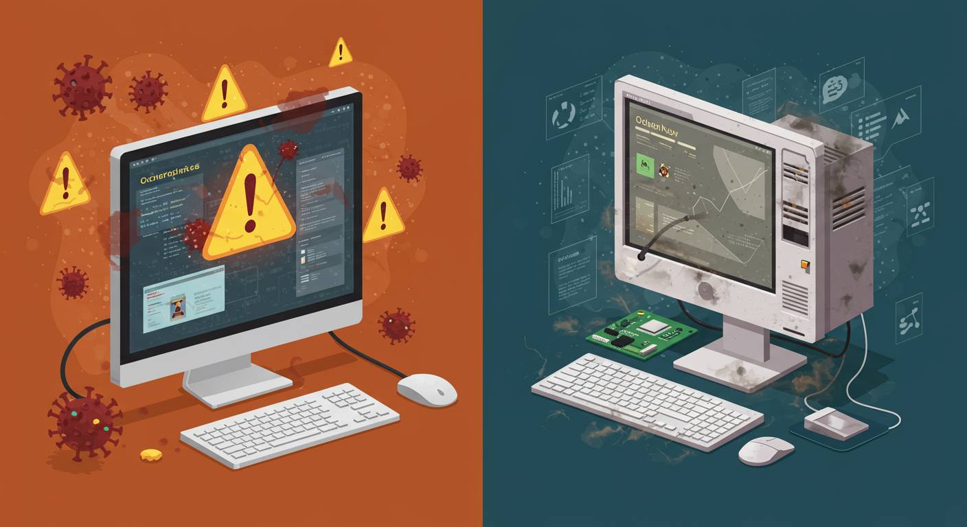 ウイルス？それとも寿命？原因別パソコン故障対処法まとめ