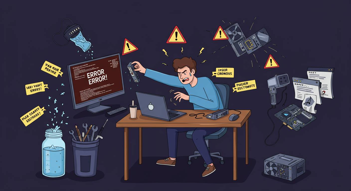 プロが絶対やらない！パソコン故障を悪化させる5つの対処ミス