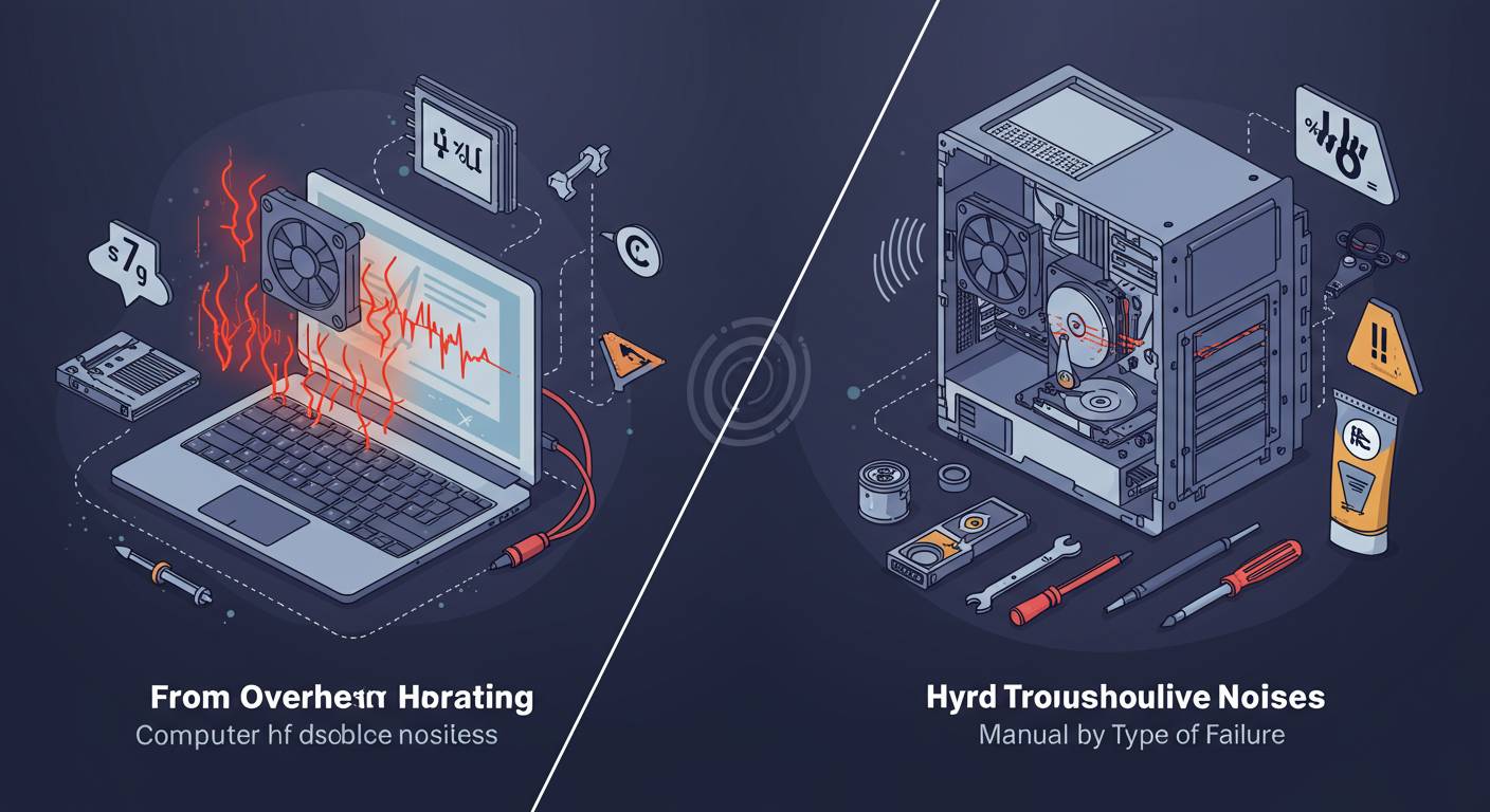 熱暴走からハードディスク異音まで！パソコン故障別対処マニュアル