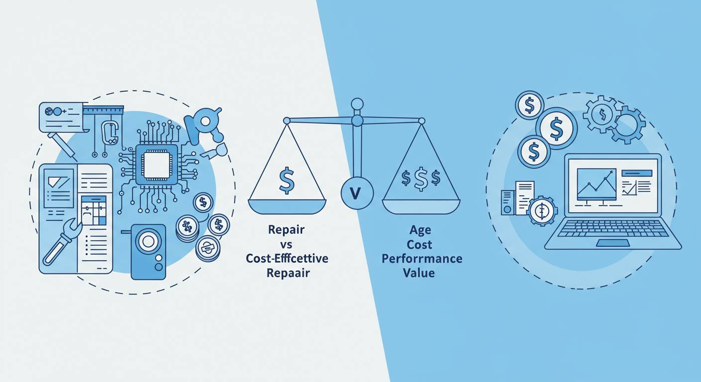 【コスパ重視】パソコン故障時の修理vs買替え判断基準