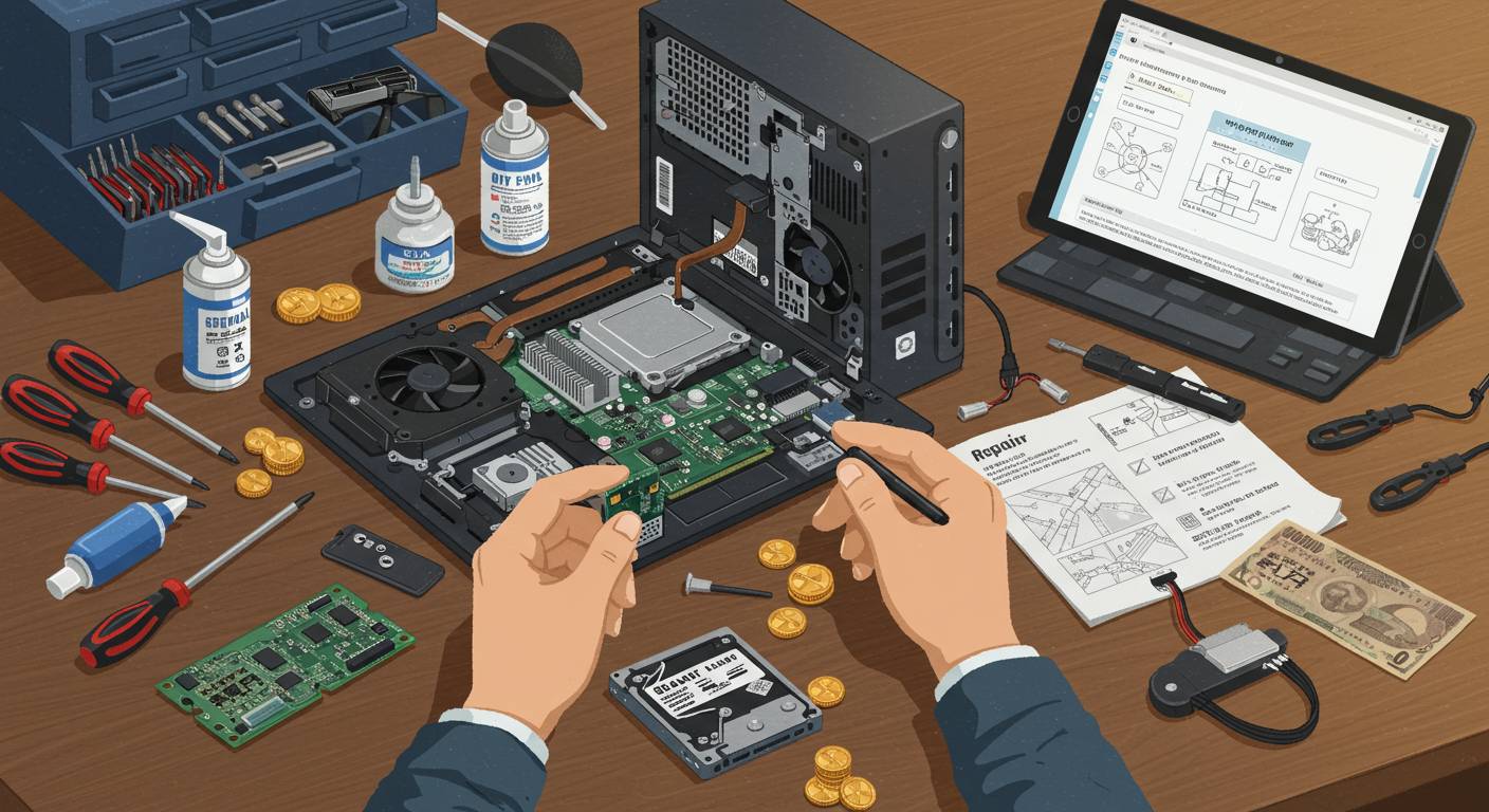 修理代0円！自宅でできるパソコン故障DIY修理テクニック