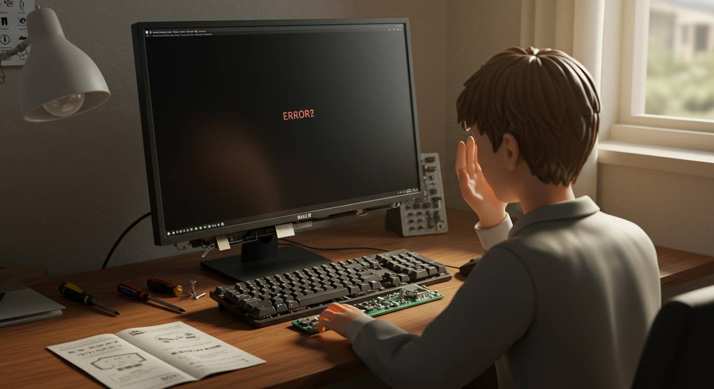 画面が映らない！キーボードが反応しない！パソコン故障別対処法大全