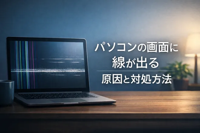 パソコンの画面に線が出る原因と対処方法｜故障の見分け方や修理費用も解説