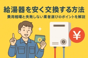 給湯器を安く交換する方法は？費用相場と失敗しない業者選びのポイントを解説！