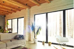 掃き出し窓の二重サッシ