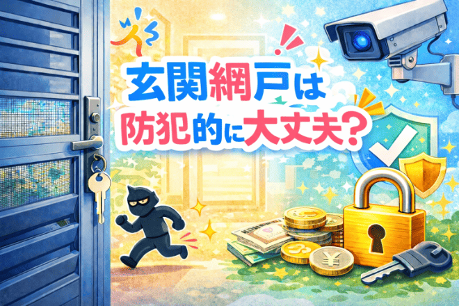玄関網戸は防犯的に大丈夫？防犯対策が必要な理由と安全な選び方を解説！