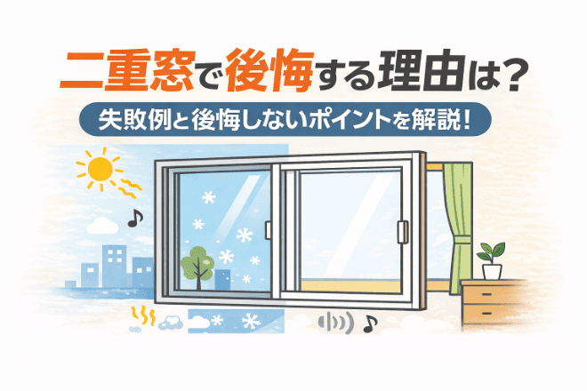 二重窓で後悔する理由は？失敗例と後悔しないポイントを解説！