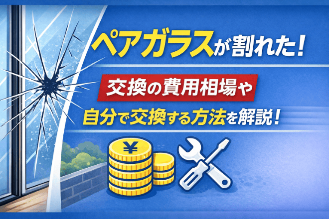 ペアガラスが割れた！交換の費用相場や自分で交換する方法を解説！