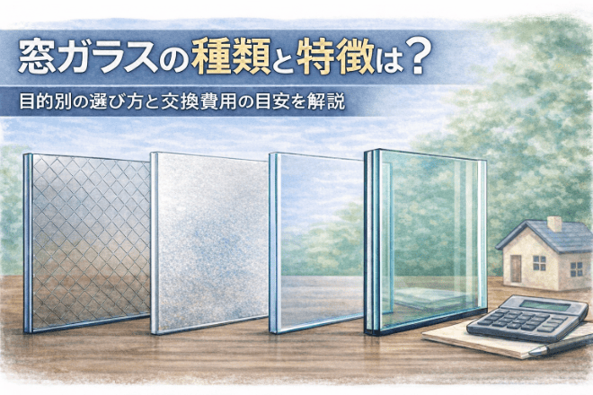 窓ガラスの種類と特徴は？目的別の選び方と交換費用の目安を解説！