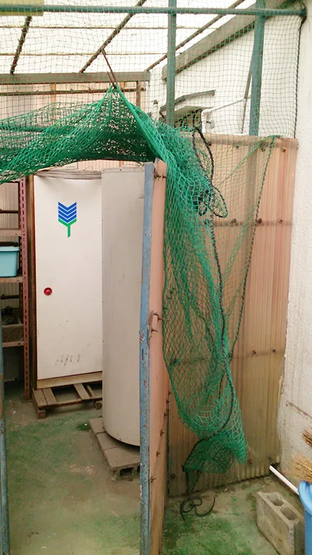 電気温水器から水漏れ