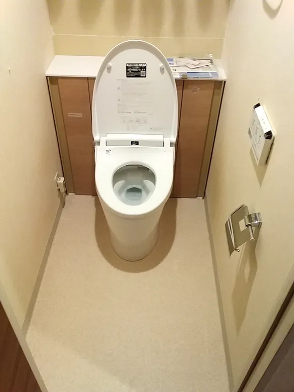 新しくなった便器