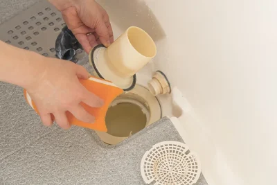 排水トラップの掃除