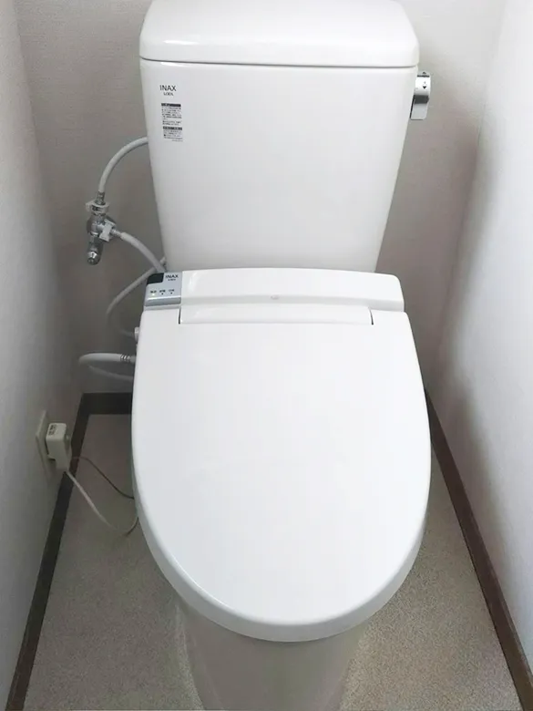 古い便器を新しい便器に交換