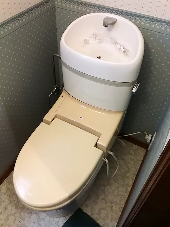 古い便器