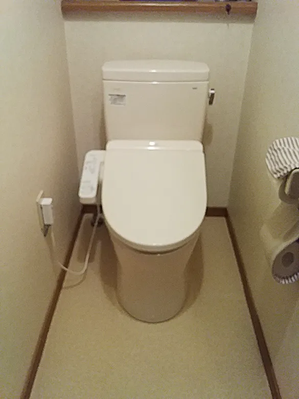 新しくなったトイレ