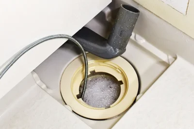 浴室の排水管の掃除