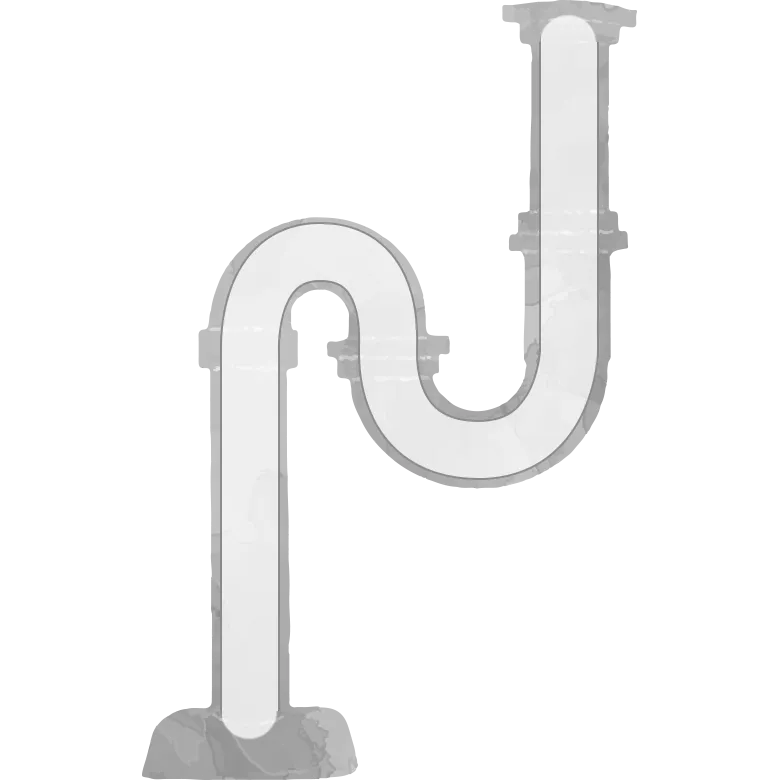 排水トラップの水がないイメージ