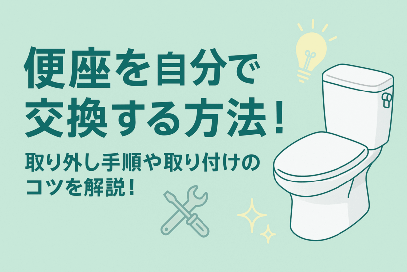 中古便器、トイレ取付、取り外し（現金分割可） 便座を自分で交換する方法！取り外し手順や取り付けのコツを解説