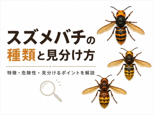 スズメバチの種類は6つ｜写真と巣の形で見分けて危険度がわかる | ハチ